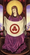 Virgen con la Oriflama